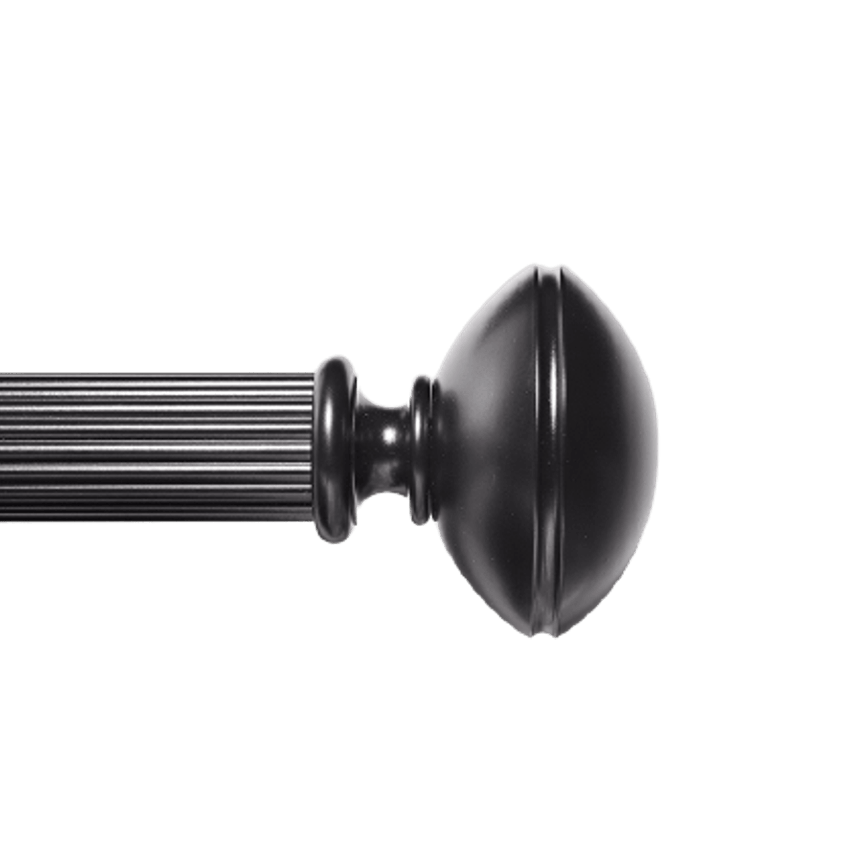 Camellia Finial 40mm Reeded Rod gallery detail image