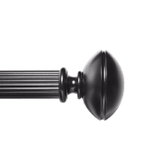 Camellia Finial 40mm Reeded Rod gallery detail image