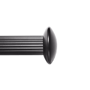 Disc Finial 40mm Reeded Rod gallery detail image