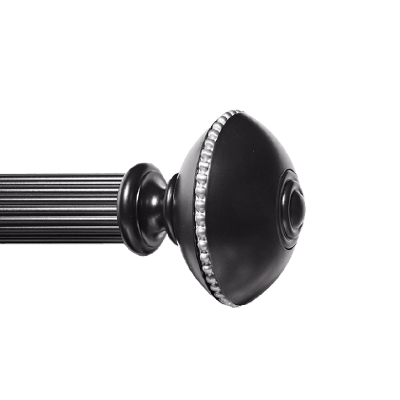 Lotus Finial 40mm Reeded Rod gallery detail image