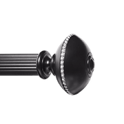 Lotus Finial 40mm Reeded Rod gallery detail image