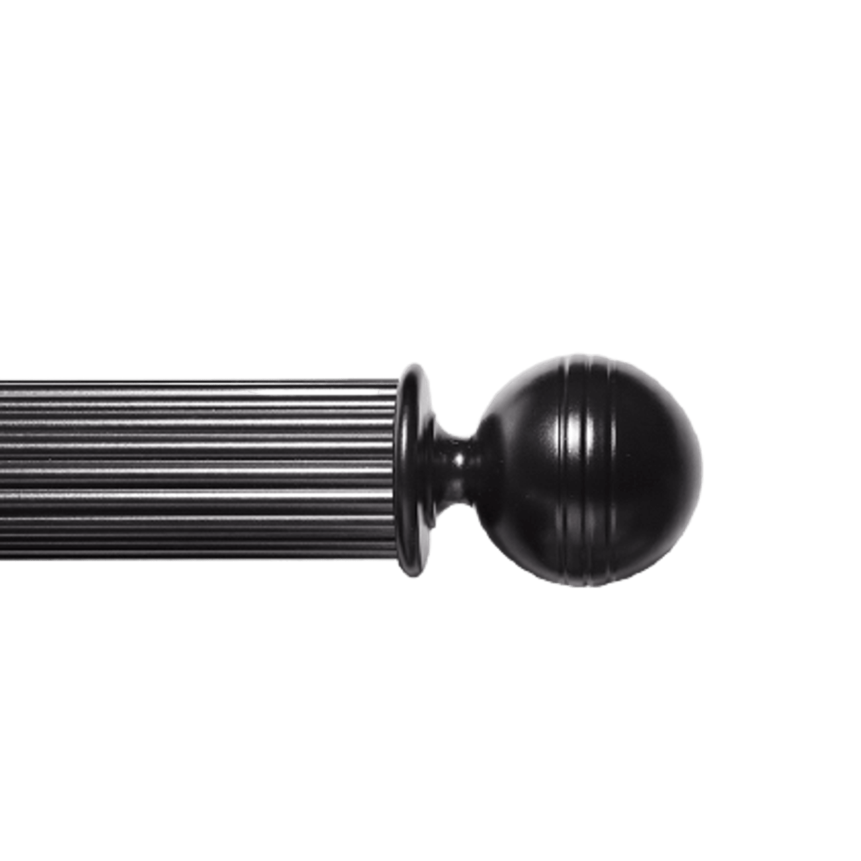 Thistle Finial 40mm Reeded Rod gallery detail image