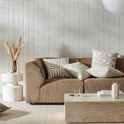 Weave Home Ava Velvet Cushion - Ecru | 50 x 50cm gallery detail image