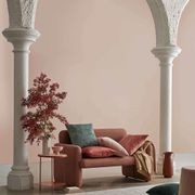 Weave Home Ava Velvet Cushion - Blush | 50 x 50cm gallery detail image