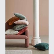 Weave Home Ava Velvet Cushion - Cinnamon | 50 x 50cm gallery detail image