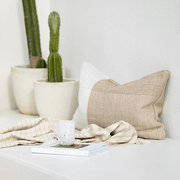 Baya Finn In & Outdoor Cushion - Almond | Lumbar gallery detail image