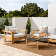 Baya Finn In & Outdoor Cushion - Almond | Lumbar gallery detail image