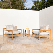 Baya Finn In & Outdoor Cushion - Almond | Lumbar gallery detail image