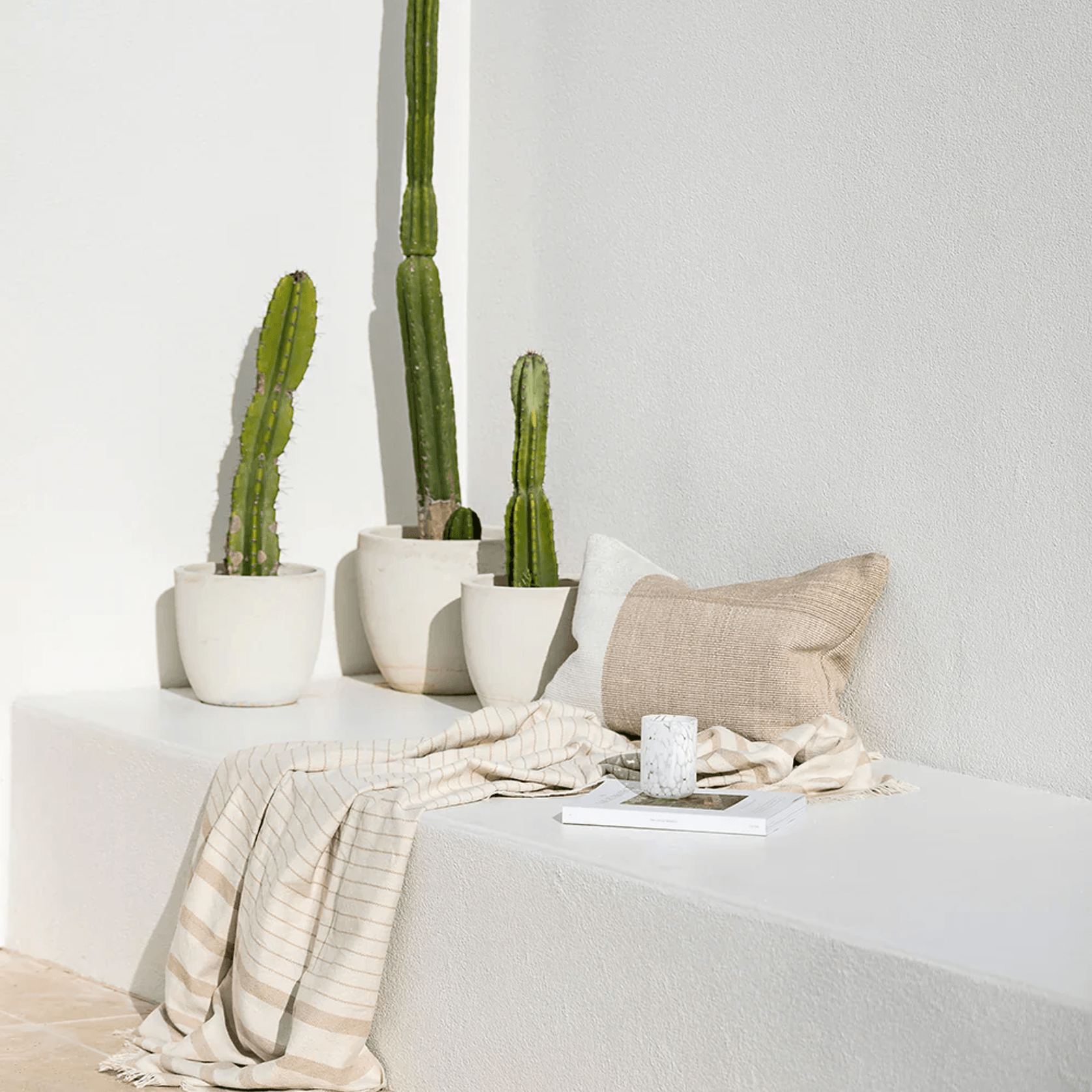 Baya Finn In & Outdoor Cushion - Almond | Lumbar gallery detail image