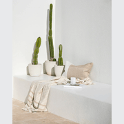 Baya Finn In & Outdoor Cushion - Almond | Lumbar gallery detail image