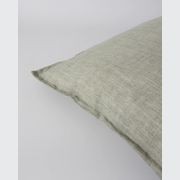 Baya Arcadia Handwoven Linen Cushion - Sage | Lumbar gallery detail image