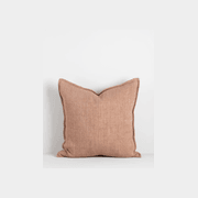 Baya Flaxmill Handwoven Linen Cushion - Clay | Two Sizes gallery detail image