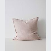 Weave Home European Linen Como Cushion - Blush | Three Sizes gallery detail image
