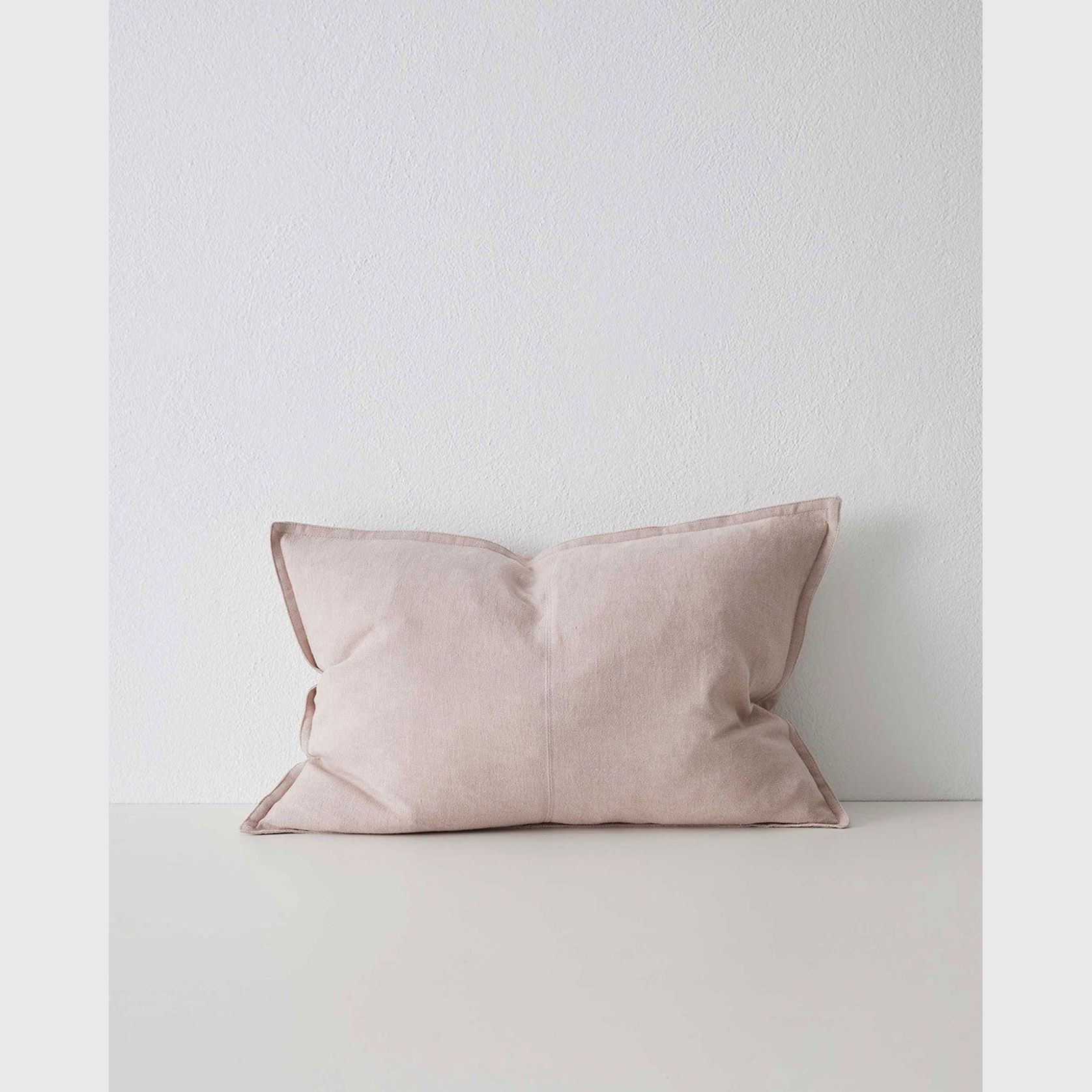 Weave Home European Linen Como Cushion - Blush | Three Sizes gallery detail image