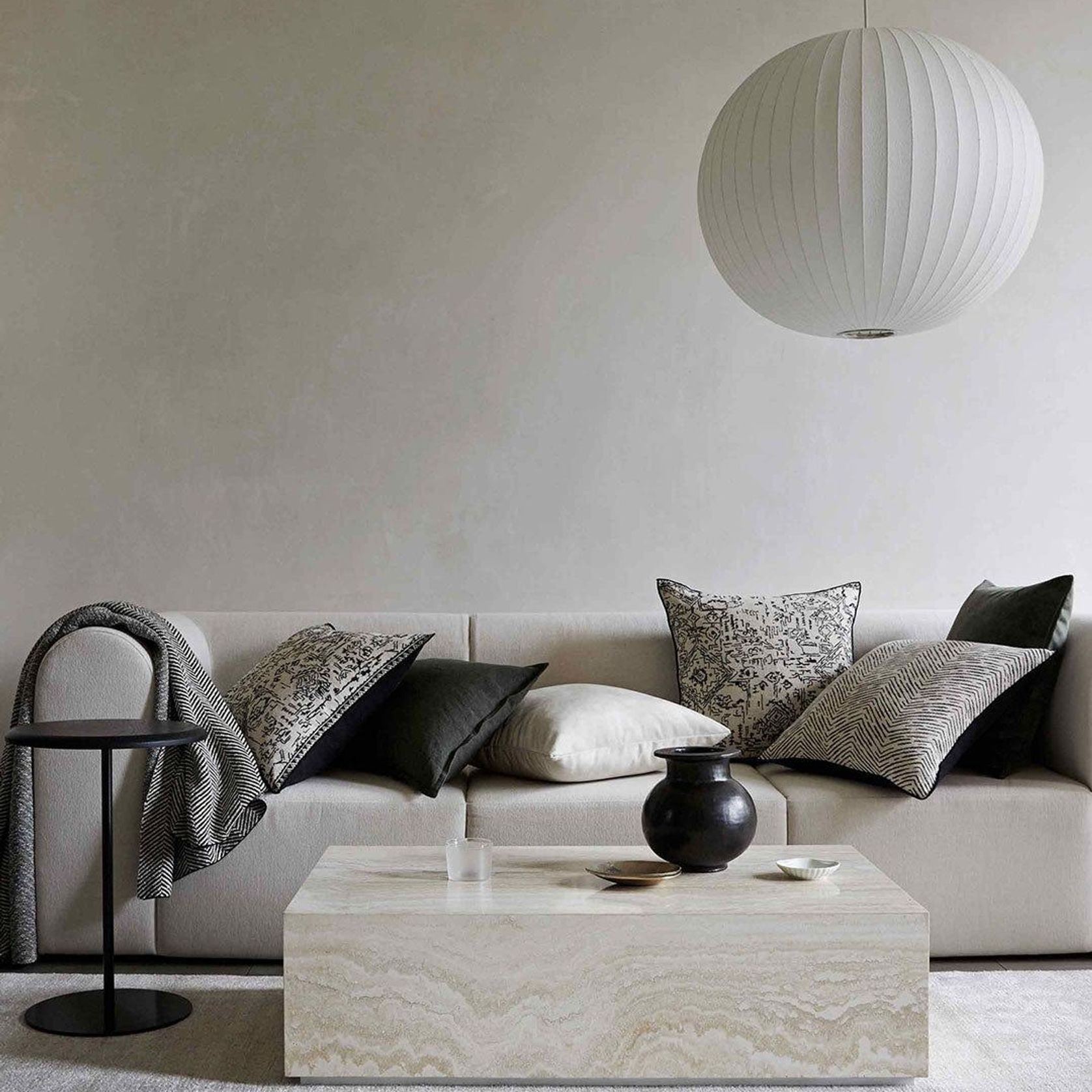 Weave Home European Linen Como Cushion - Shadow | Three Sizes gallery detail image