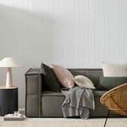 Weave Home European Linen Como Cushion - Khaki | Three Sizes gallery detail image