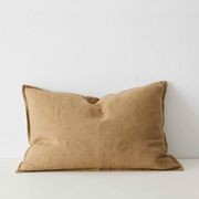 Weave Home European Linen Como Cushion - Clay | Three Sizes gallery detail image