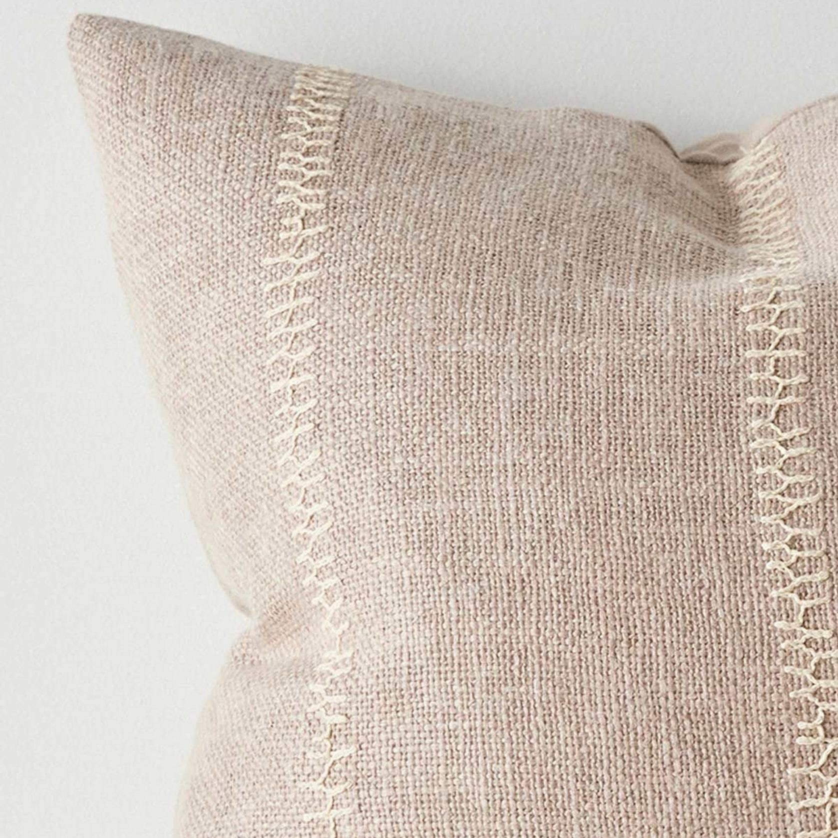 Weave Home Maddalena Cushion - Oatmeal | Two Sizes gallery detail image