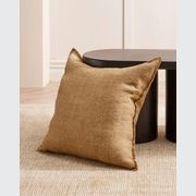 Baya Flaxmill Handwoven Linen Cushion - Fenugreek | Two Sizes gallery detail image