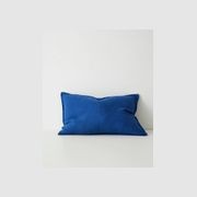 Weave Home European Linen Como Cushion  - Cobalt | Three Sizes gallery detail image