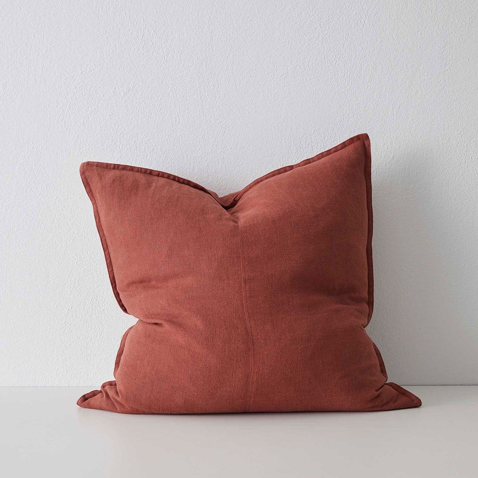 Weave Home European Linen Como Cushion - Sienna | Three Sizes gallery detail image