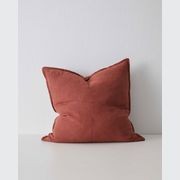 Weave Home European Linen Como Cushion - Sienna | Three Sizes gallery detail image