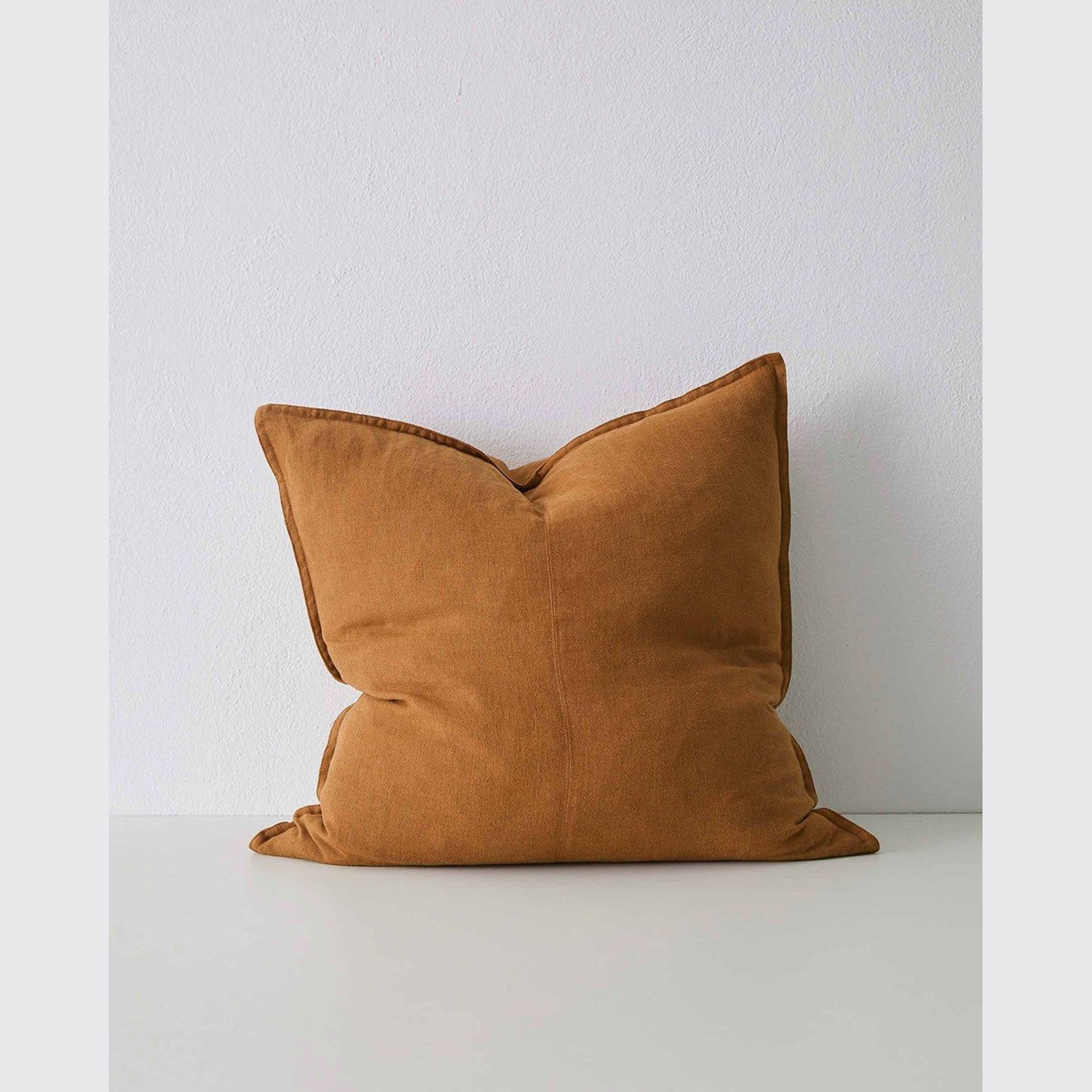 Weave Home European Linen Como Cushion - Spice | Three Sizes gallery detail image