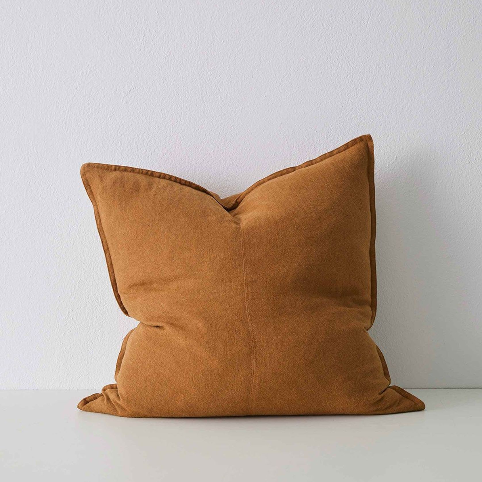 Weave Home European Linen Como Cushion - Spice | Three Sizes gallery detail image