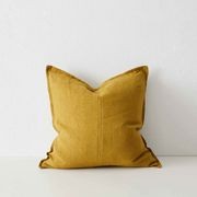 Weave Home European Linen Como Cushion - Moss | Three Sizes gallery detail image