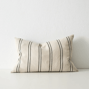 Weave Home Vinnie Striped Cushion - Natural | Square and Lumbar gallery detail image