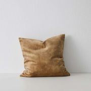 Weave Home Ava Velvet Cushion - Burnish | 50 x 50cm gallery detail image