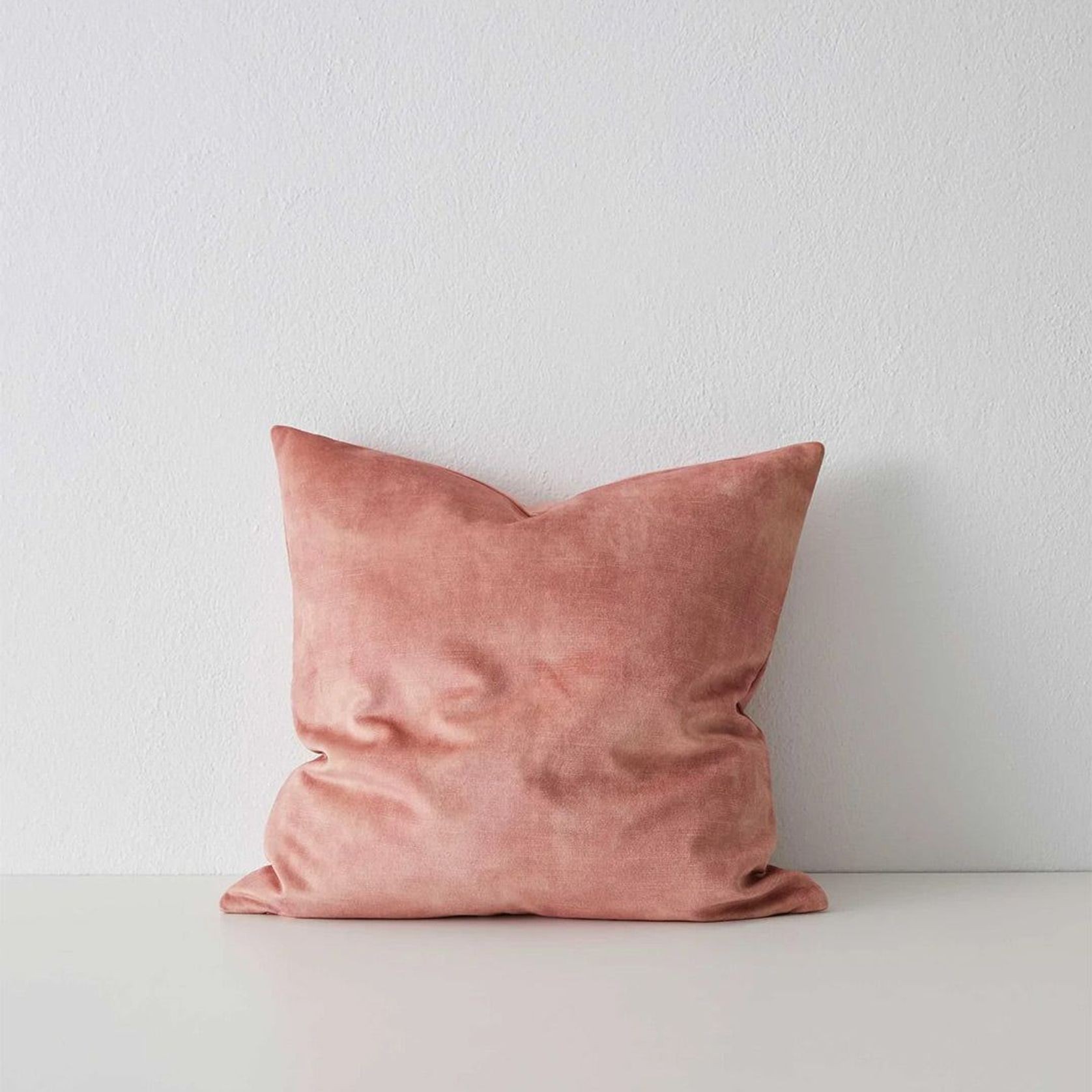 Weave Home Ava Velvet Cushion - Blossom | 50 x 50cm gallery detail image