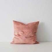 Weave Home Ava Velvet Cushion - Blossom | 50 x 50cm gallery detail image