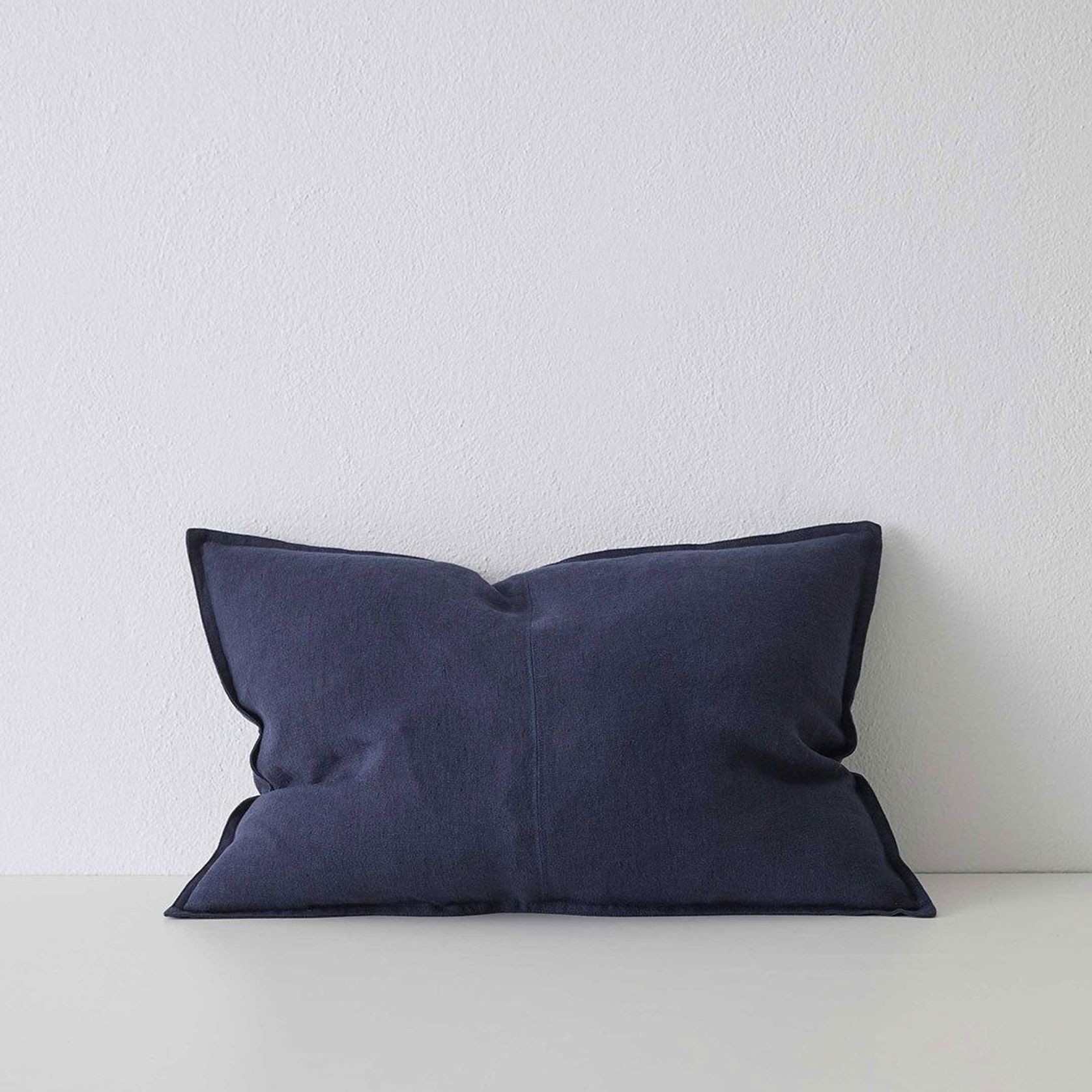 Weave Home European Linen Como Cushion - Ocean | Three Sizes gallery detail image