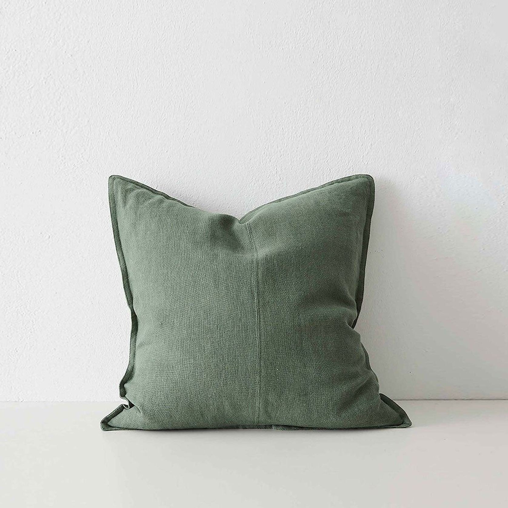 Weave Home European Linen Como Cushion Cover - Juniper | Three sizes gallery detail image
