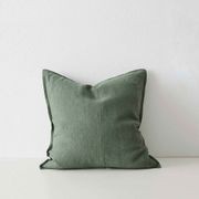 Weave Home European Linen Como Cushion Cover - Juniper | Three sizes gallery detail image