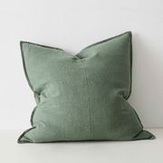 Weave Home European Linen Como Cushion Cover - Juniper | Three sizes gallery detail image