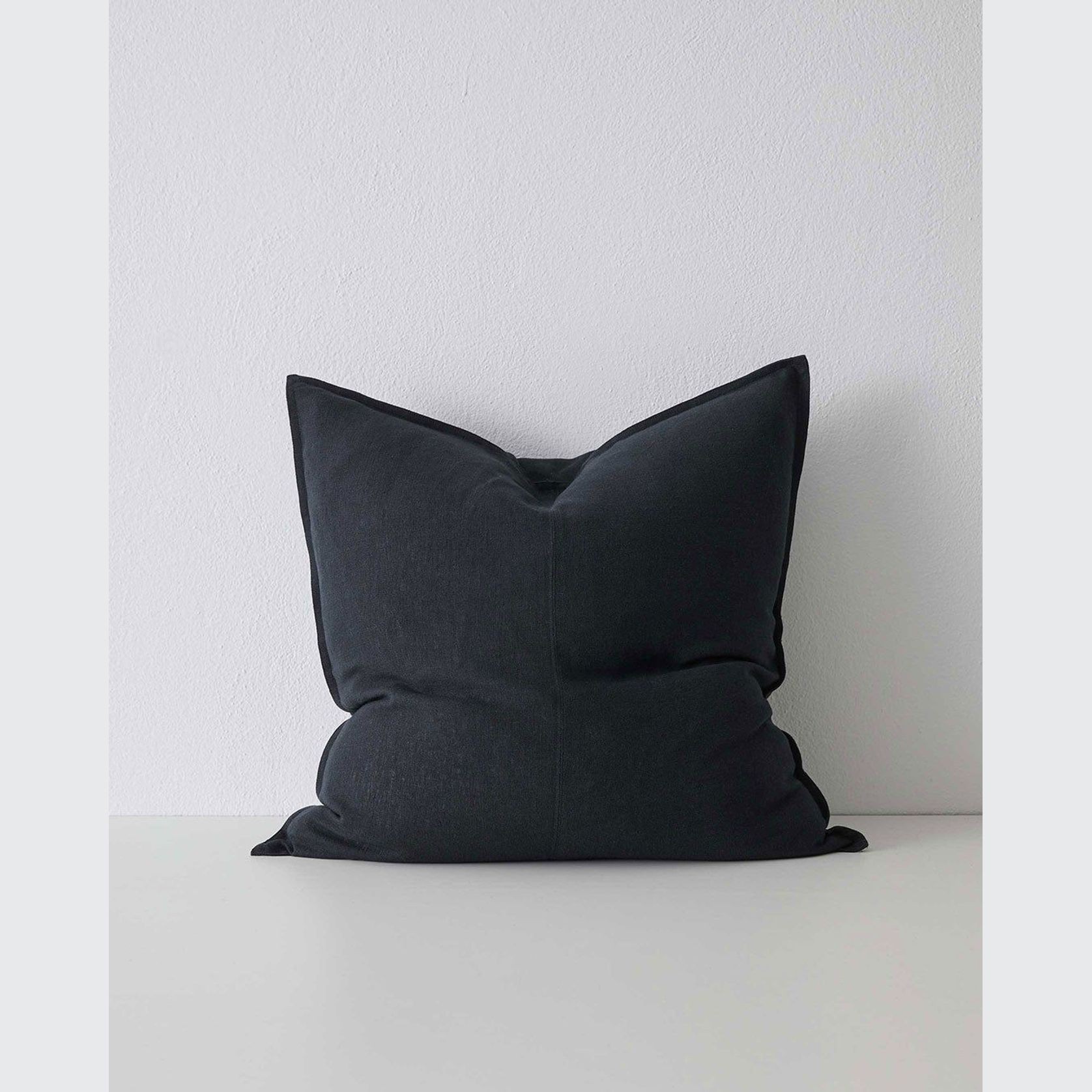 Weave Home European Linen Como Cushion - Shadow | Three Sizes gallery detail image