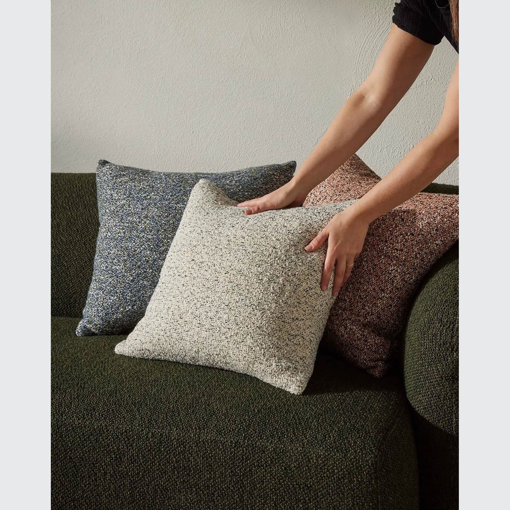 Weave Home Lisette Cushion - Polar | 50 x 50cm gallery detail image