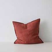 Weave Home European Linen Como Cushion - Sienna | Three Sizes gallery detail image