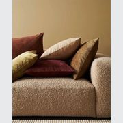 Weave Home Ava Velvet Cushion - Cinnamon | 50 x 50cm gallery detail image