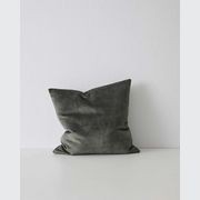 Weave Home Ava Velvet Cushion - Jade | 50 x 50cm gallery detail image