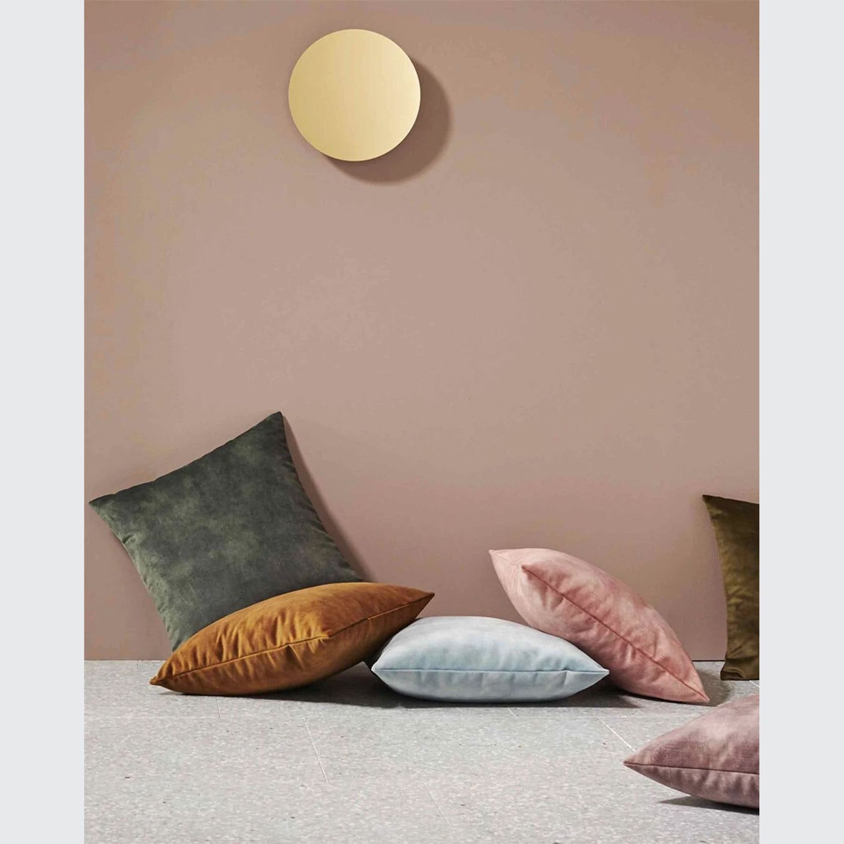 Weave Home Ava Velvet Cushion - Jade | 50 x 50cm gallery detail image