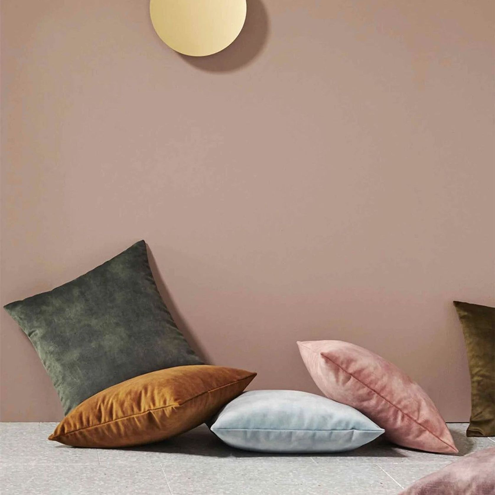 Weave Home Ava Velvet Cushion - Jade | 50 x 50cm gallery detail image