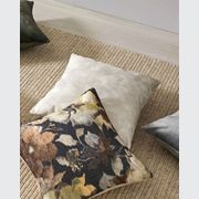 Weave Home Ava Velvet Cushion - Ecru | 50 x 50cm gallery detail image