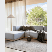 Baya Arcadia Handwoven Linen Cushion - Nori | Lumbar gallery detail image