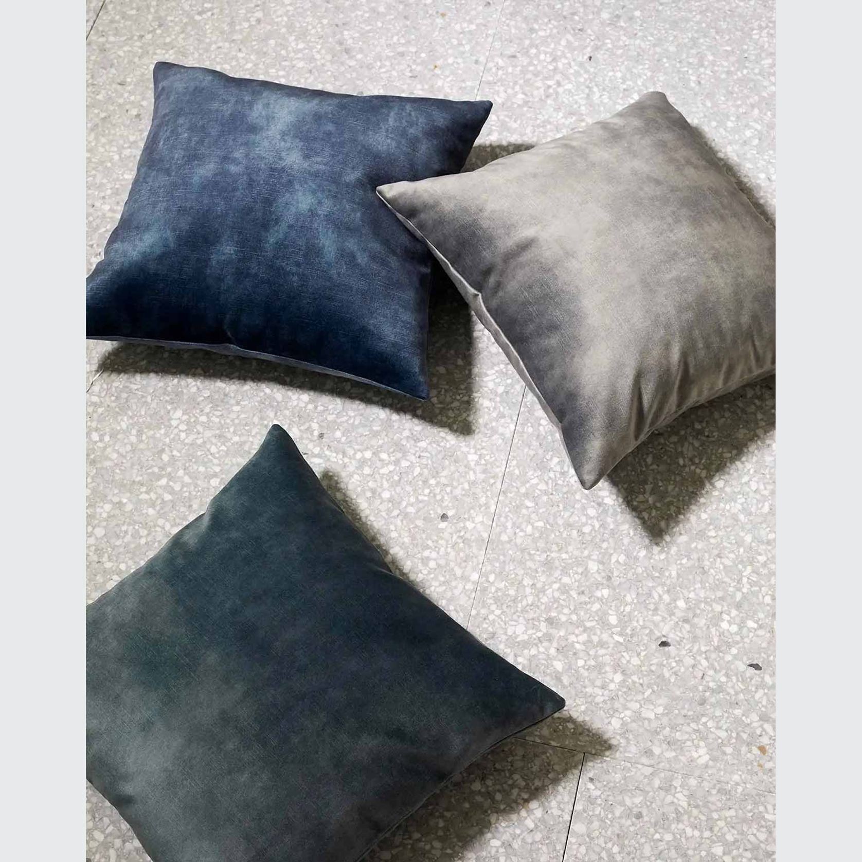 Weave Home Ava Velvet Cushion - Atlantic | 50 x 50cm gallery detail image