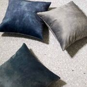 Weave Home Ava Velvet Cushion - Atlantic | 50 x 50cm gallery detail image