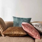 Weave Home Ava Velvet Cushion - Blossom | 50 x 50cm gallery detail image