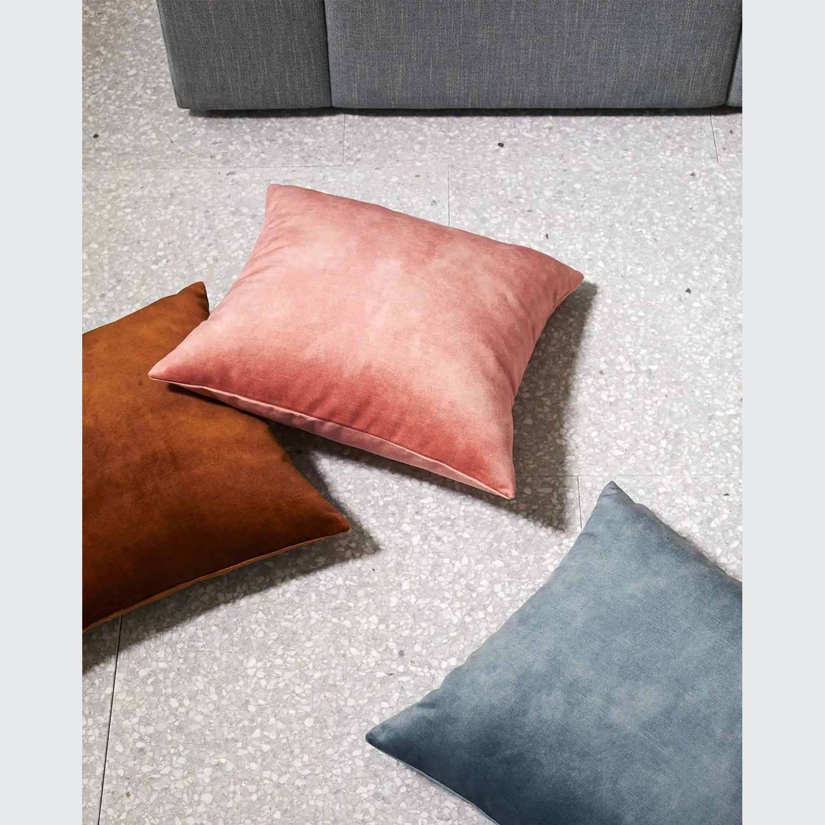 Weave Home Ava Velvet Cushion - Blossom | 50 x 50cm gallery detail image